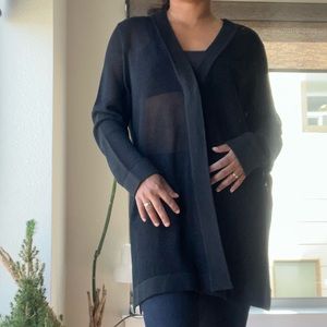 Chico’s Long Mesh Cardigan Sz 3